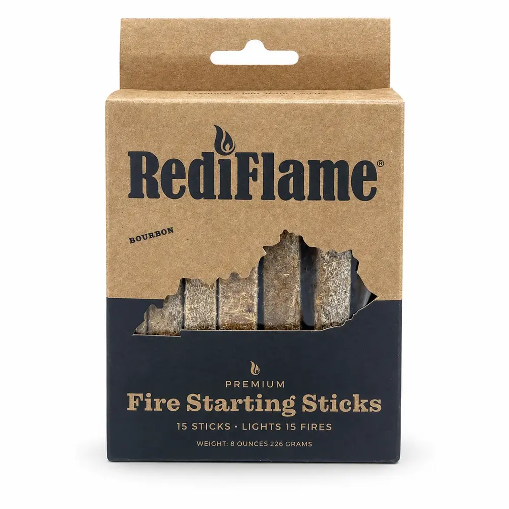 Bourbon Barrel Fire Starting Sticks